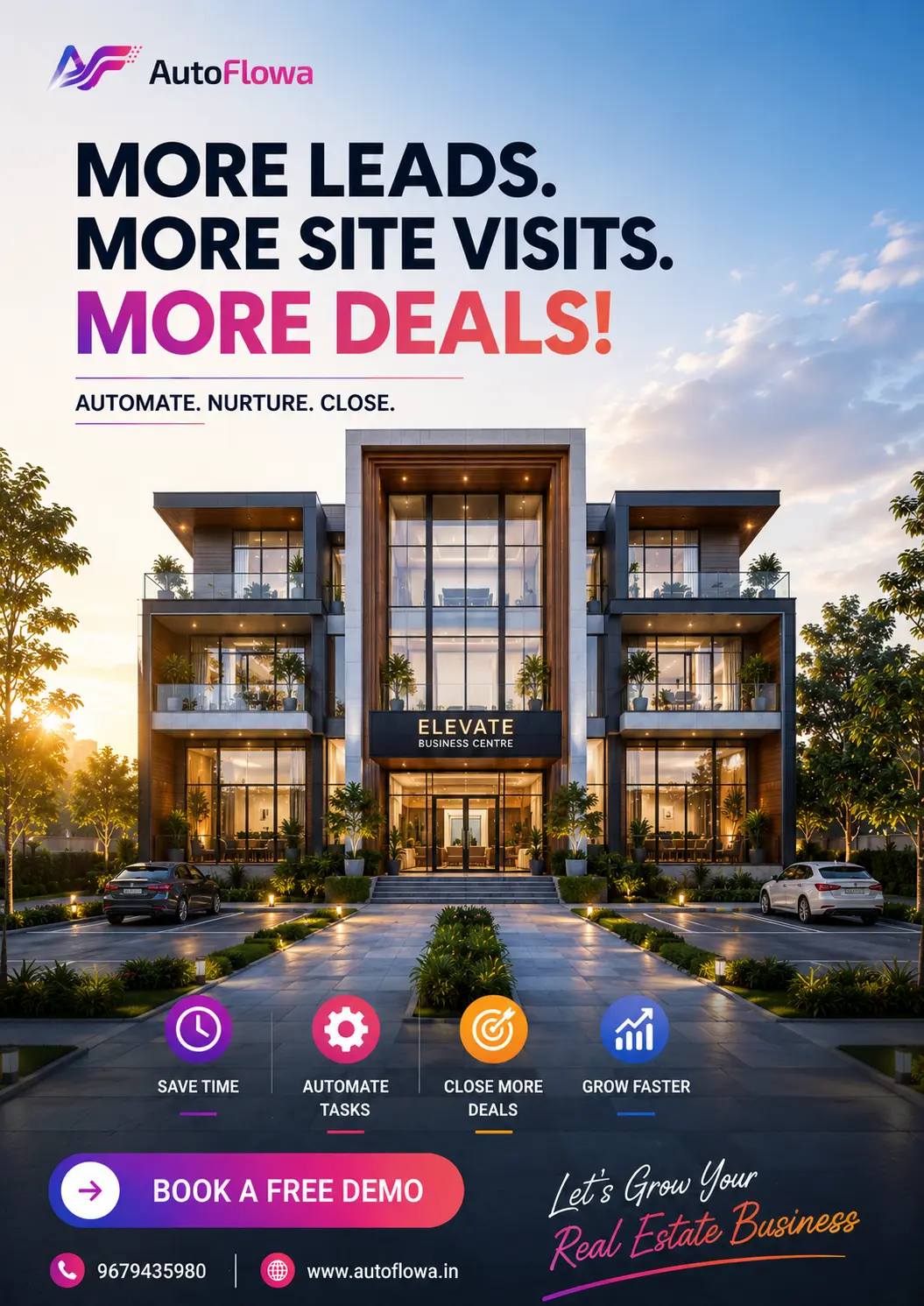 Real estate lead automation that generates more site visits and closes more property deals